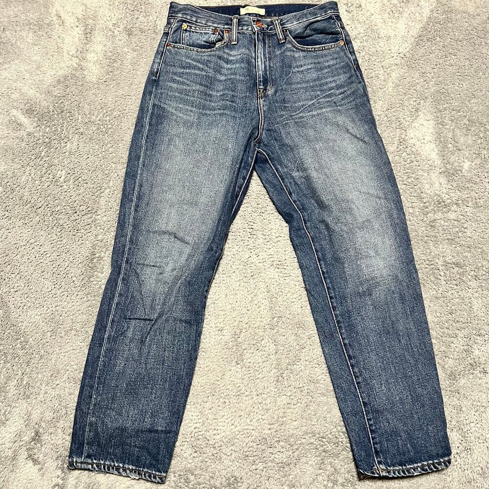 Madewell Jeans Womens 28 Mom High Rise Ankle Blue Denim Pants